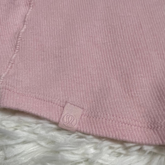 Lululemon Hold Tight Crop Tank Top-Flush Pink - Picture 4 of 7